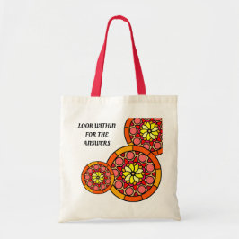 Bloem binnen Mandala Yoga Fitness Unieke Zen Tote Bag