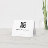 Bloem Blanco Notecard Bedankkaart (Achterkant)