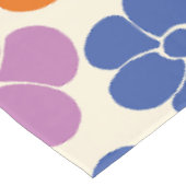 Bloem - blauw, Oranje, Paars, groen Tafelkleed (Gekanteld)