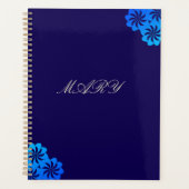 Bloem Blauw Persoonlijk Planner (Voorkant)