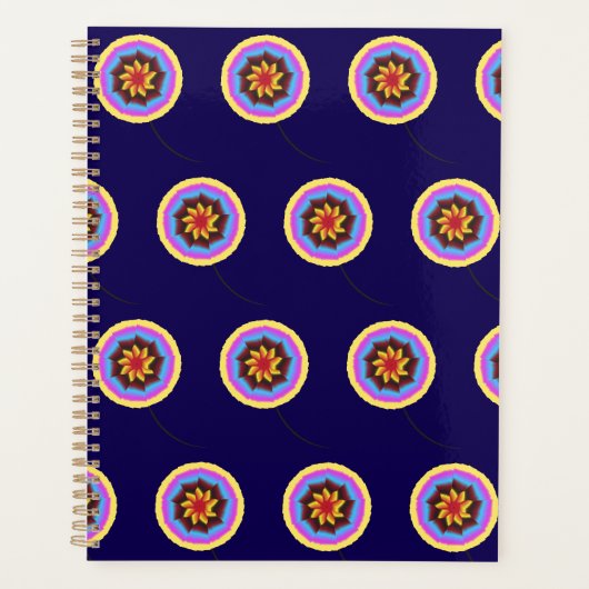 Bloem Blauw  Planner (Voorkant)