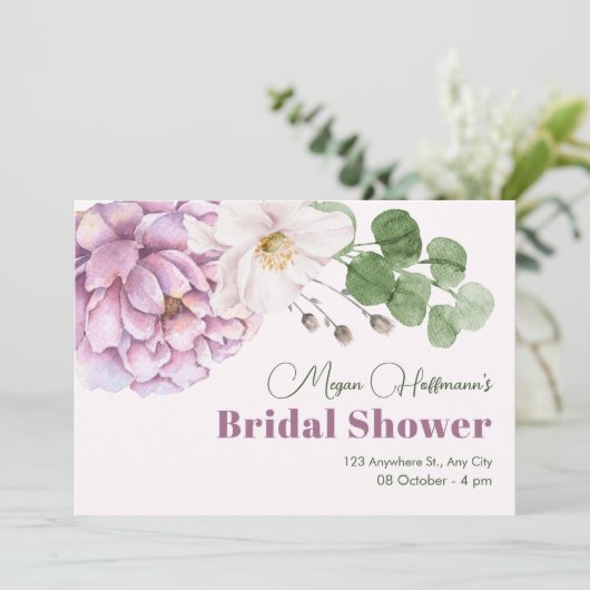 Bloem bloeien kaart (Staand voorkant)