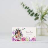 Bloem Bloem fotoprofiel Visitekaartje (Staand voorkant)