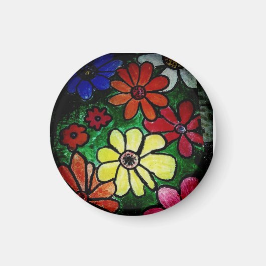 bloem bloem kracht bloei magneet (Voorkant)