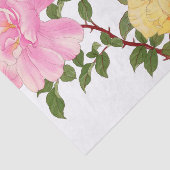 bloem, bloem, roos tissuepapier (Detail)