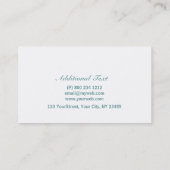 Bloem bloem visitekaartje (Achterkant)