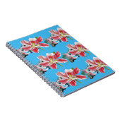 Bloem Bloemen Bloem Notebook Notitieboek (Rechterzijde)