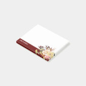 bloem, bloemen, bloemen, romantische bloem post-it® notes (Schuin)