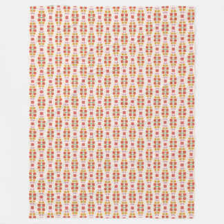 Bloem Bloemen Fleece Deken – Retro Style