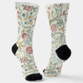 Bloem, Bloempatroon, William Morris Sokken (Gebogen)