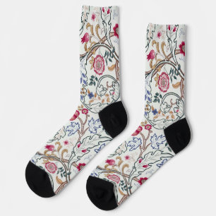 Bloem, Bloempatroon, William Morris Sokken