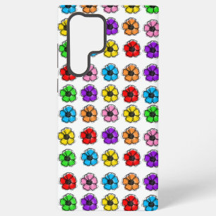 Bloem Bloemrijke Doodle Lijnkunst Waterverf Abstra Samsung Galaxy Hoesje