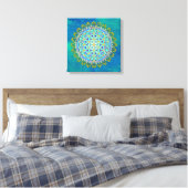 bloem -  bloesems 1 canvas afdruk (Insitu (Slaapkamer))
