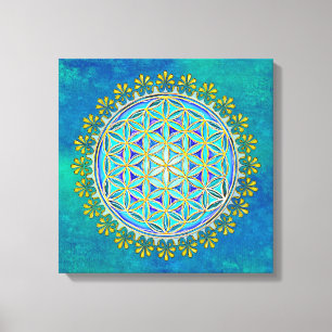 bloem - bloesems 1 canvas afdruk