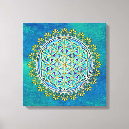 bloem -  bloesems 1 canvas afdruk (Voorkant)