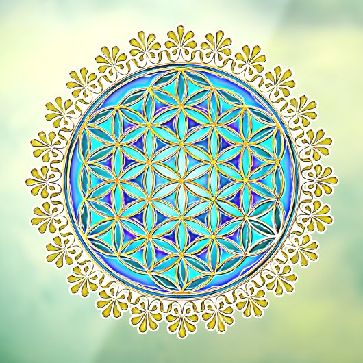 bloem - bloesems 1 raamsticker (Vel 3)