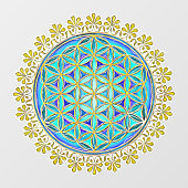 bloem -  bloesems 1 raamsticker (Vel)