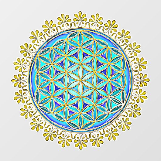 bloem - bloesems 1 raamsticker (Vel)