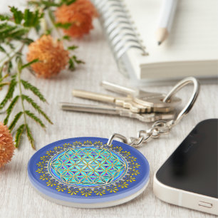 bloem - bloesems 1 sleutelhanger