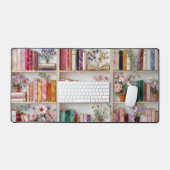 Bloem Boekenplank Bureaumat | Boekenliefhebber Mui (Keyboard & Muis)