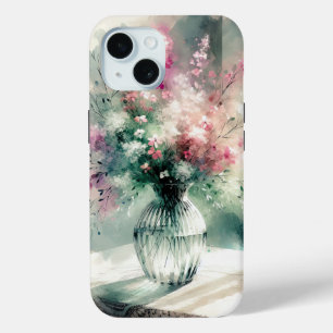 Bloem Boeket Alcohol Inkt iPhone 15 Case