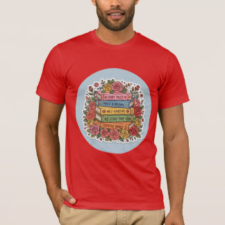 Bloem Boekworm T-Shirt | Schattig Lezen & Rozijnen