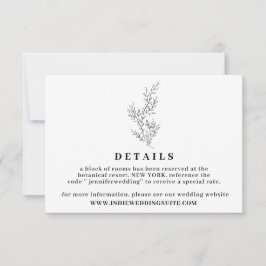 Bloem Boho Heldere herfsttrouw Details Kaart