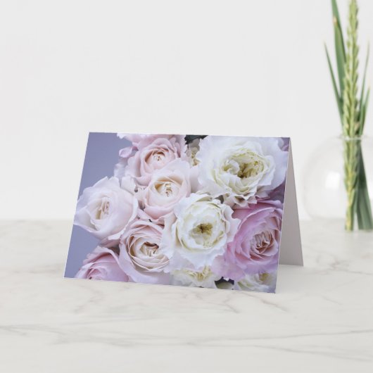 Bloem boodschap op maat kaart (Voorkant)