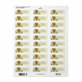 Bloem Boom Draai Retouradres Etiket (Full Sheet)