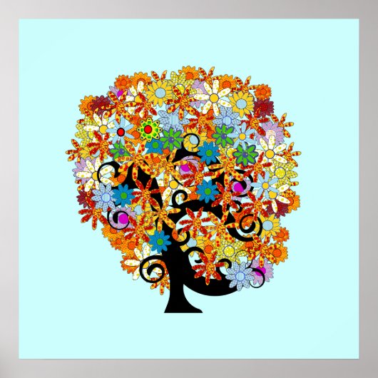 Bloem Boom Print (Voorkant)