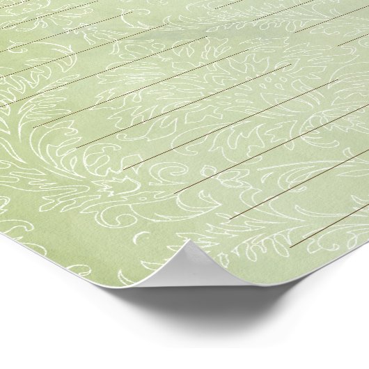 Bloem Boom Print Quaker Huwelijkscertificaat (Hoek)