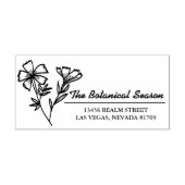 Bloem Botanica Rubberstempel (Afrduk)