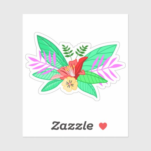 Bloem Botanisch 2 Sticker (Vel)