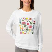 bloem, botanisch, wilde bloem t-shirt (Voorkant)