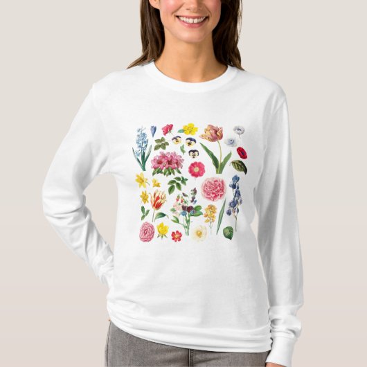 bloem, botanisch, wilde bloem t-shirt (Voorkant)