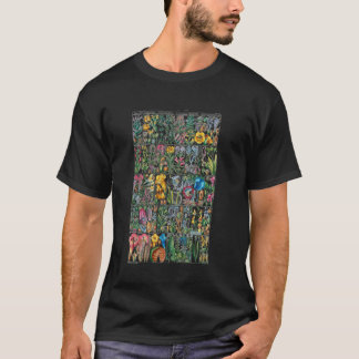 Bloem Botanische Grafiek Bloemengrafiek Tuin T-shirt