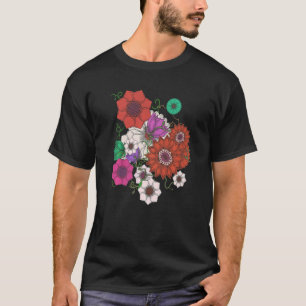 Bloem Botanische Tuin Bloesem Bloemist Vintage B T-shirt