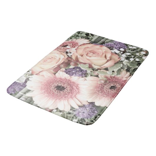 bloem, bouquet, floreel, mooi, decoratie, badmat (Gekanteld)