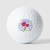 Bloem Bouquet met Dahlia Golf Balls Golfballen (Voorkant)