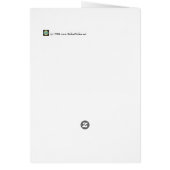 Bloem Bouquet met losse bladen (kaart) (Achterkant)