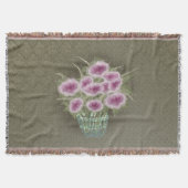 Bloem Bouquet - Throw Blanket Deken (Voorkant)
