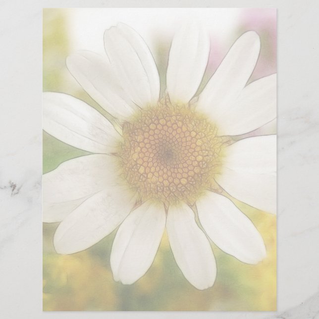 Bloem Bouquet - White Daisy (Voorkant)