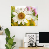 Bloem Bouquet - White Daisy Poster (Thuiskantoor)