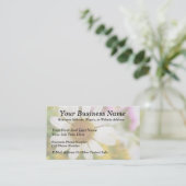Bloem Bouquet - White Daisy Visitekaartje (Staand voorkant)