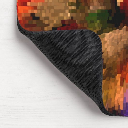 Bloem branden.... muismat (Hoek)