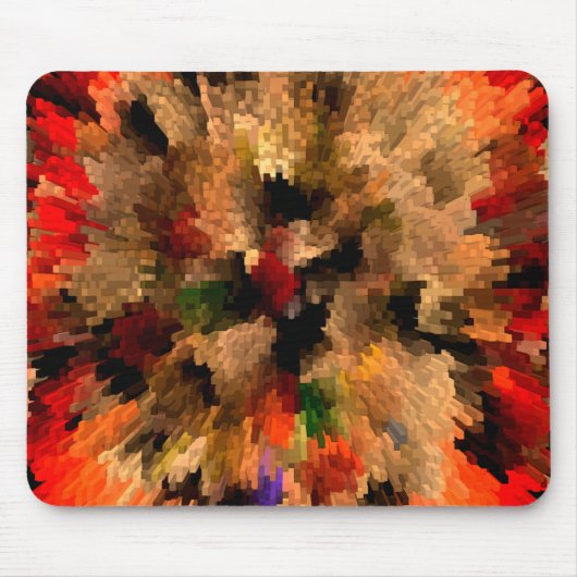 Bloem branden.... muismat (Voorkant)