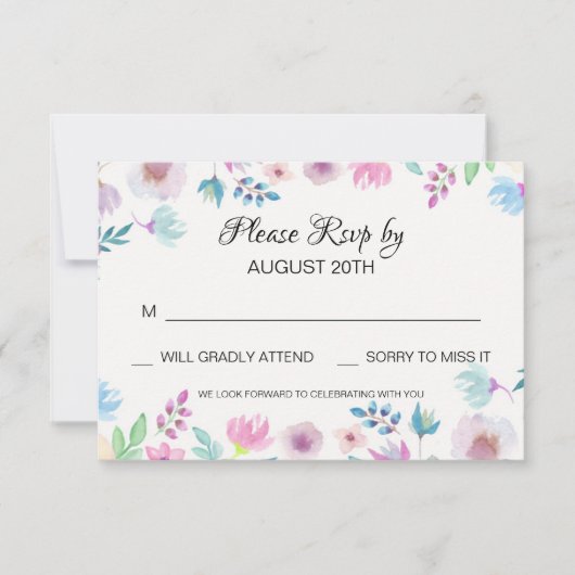 Bloem Breeze RSVP Kaart (Voorkant)