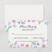 Bloem Breeze RSVP Kaart (Voorkant / Achterkant)