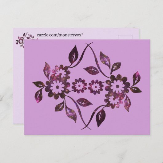 Bloem Briefkaart (Voorkant / Achterkant)