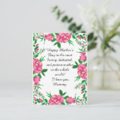 bloem briefkaart (Staand voorkant)